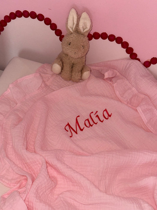 Mousseline Doek - Baby Roze