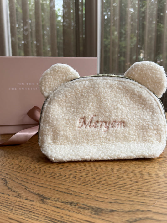 Teddy Pouch - Cream Cloud