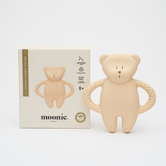 Moonie Teether Bear - Sand