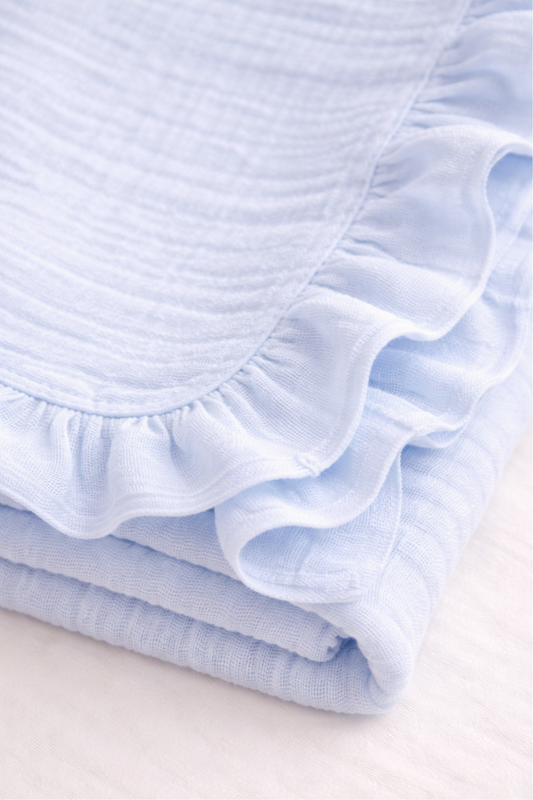 Mousseline Doek - Baby Blauw