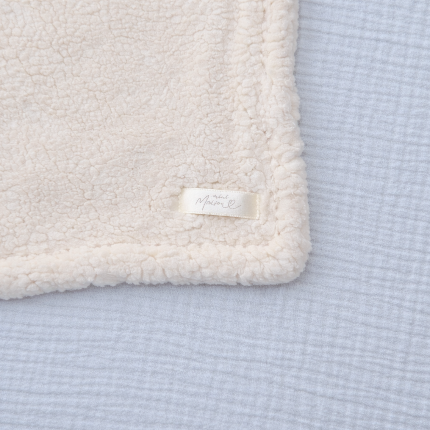 ⭐ Bestseller - Teddy Wikkeldeken - Baby Blauw