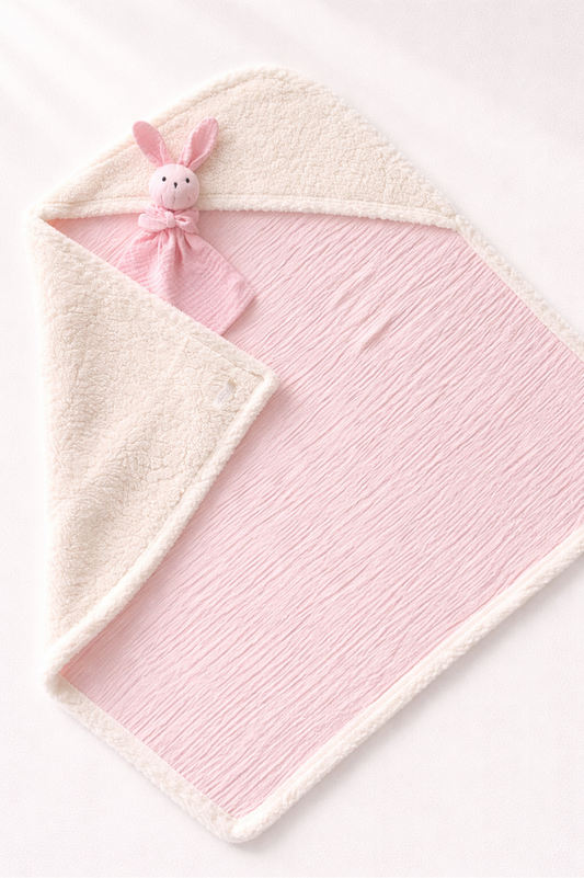 Teddy Wikkeldeken - Baby Roze