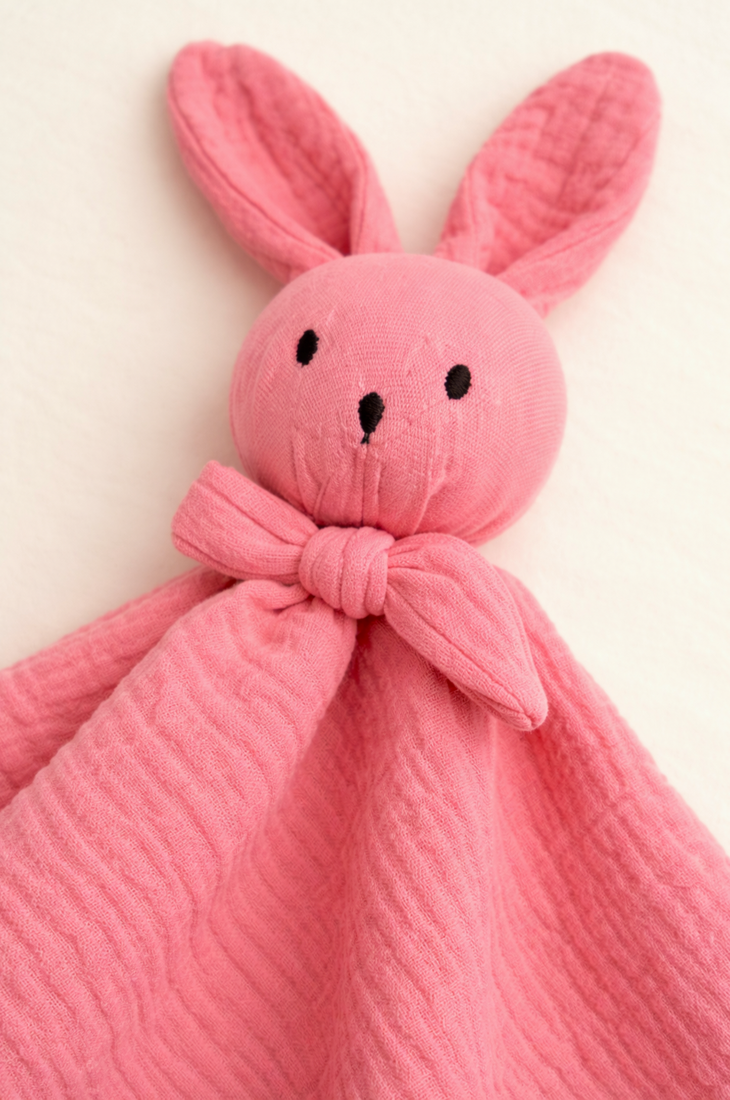 Hydrofiel Knuffelkonijntje - Koraal Roze
