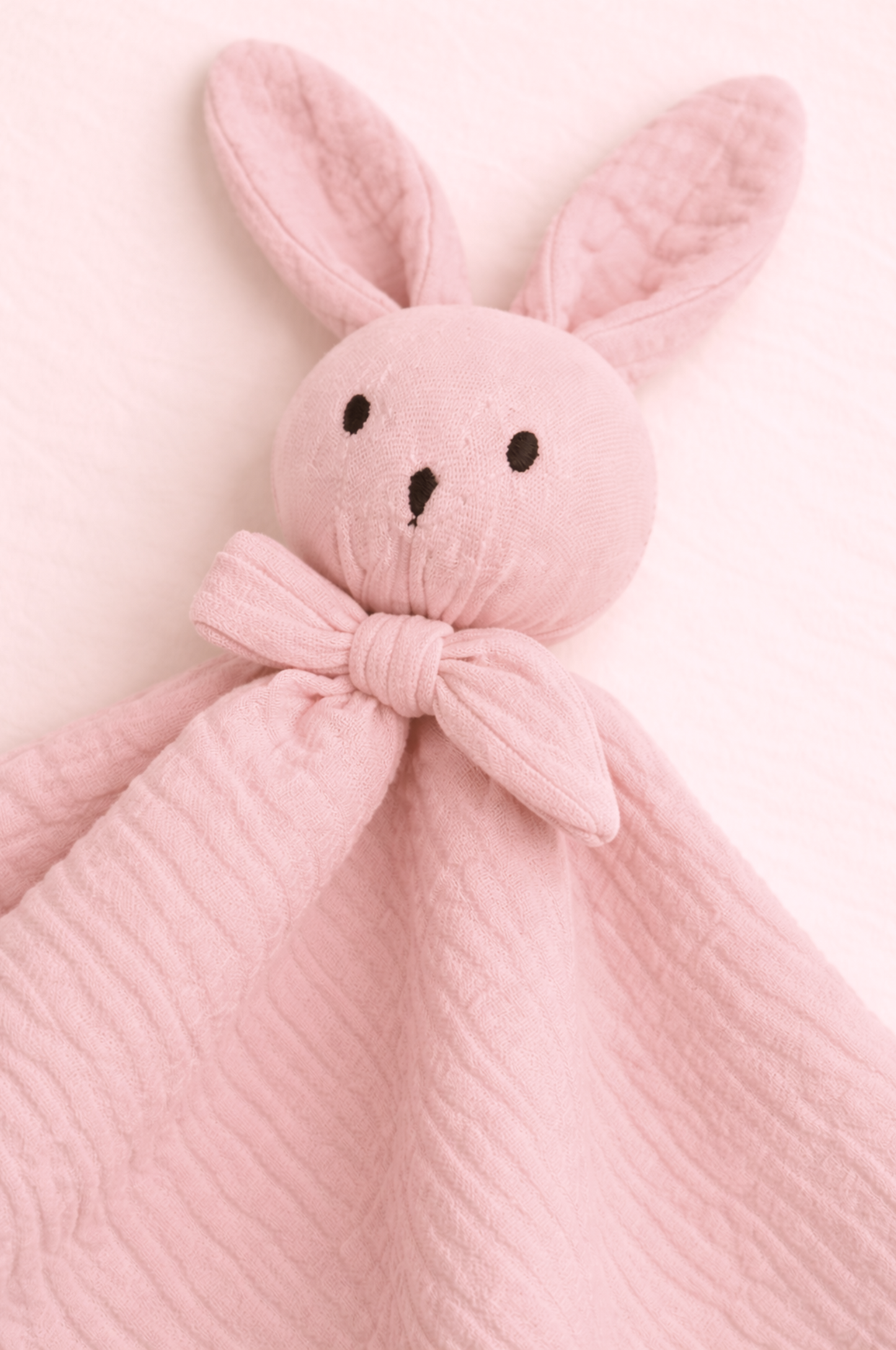 Hydrofiel Knuffelkonijntje - Baby Roze