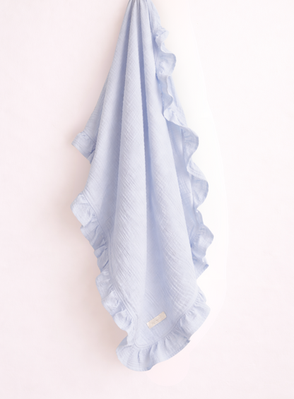 Mousseline Doek - Baby Blauw