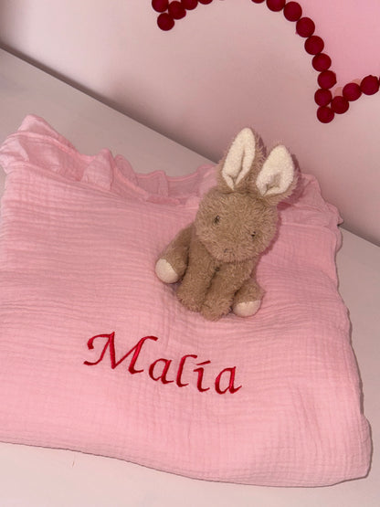 Mousseline Doek - Baby Roze