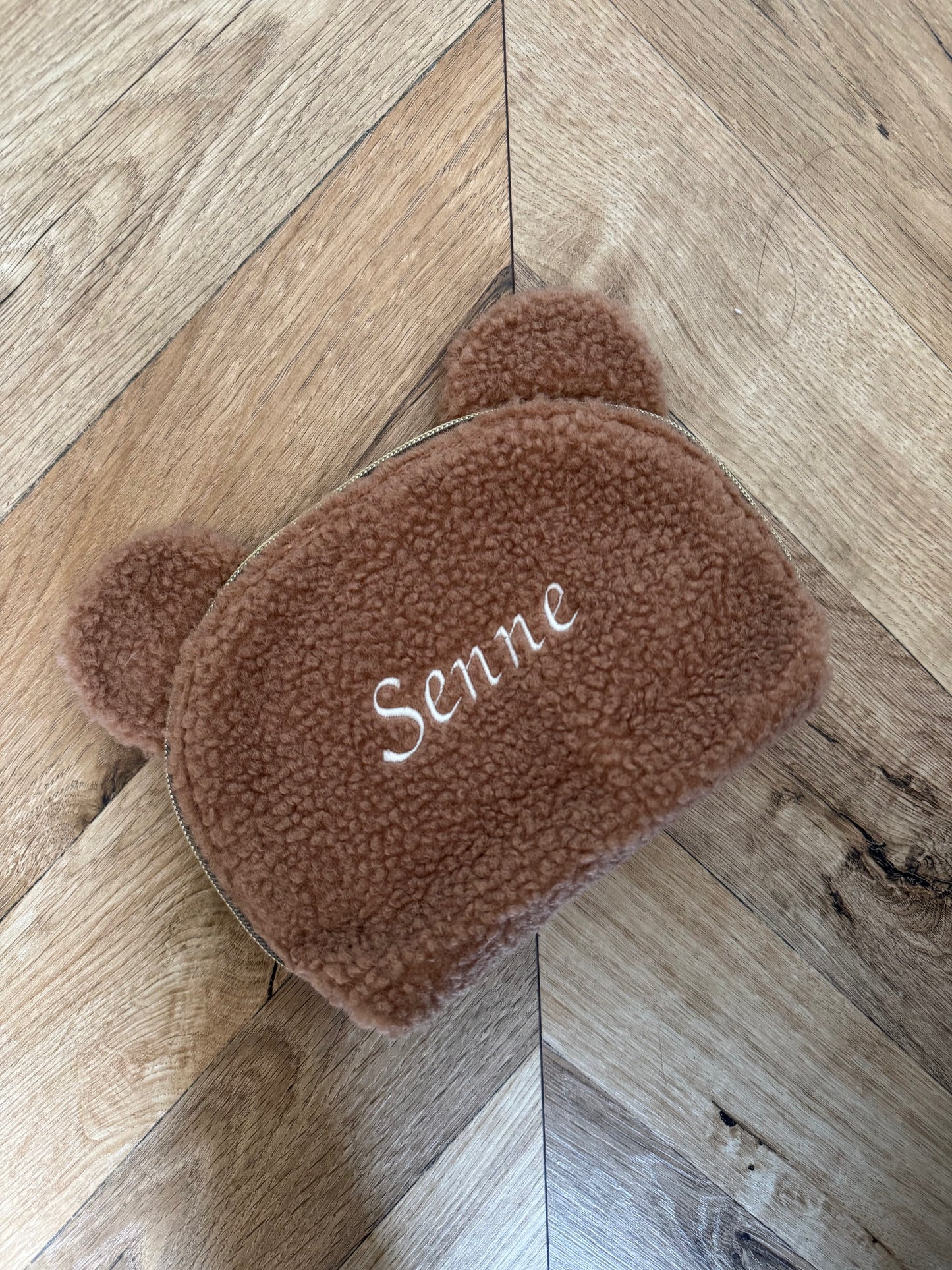 ⭐ Bestseller - Teddy Pouch - Teddy Brown