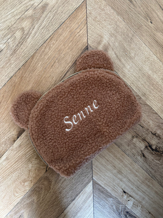 ⭐ Bestseller - Teddy Pouch - Teddy Brown