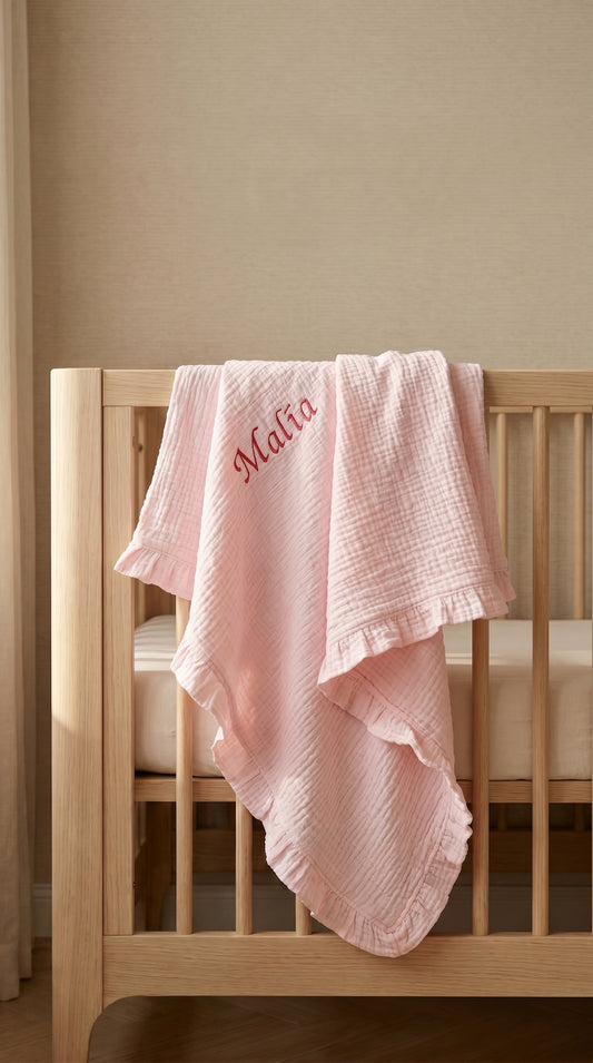 Mousseline Doek - Baby Roze