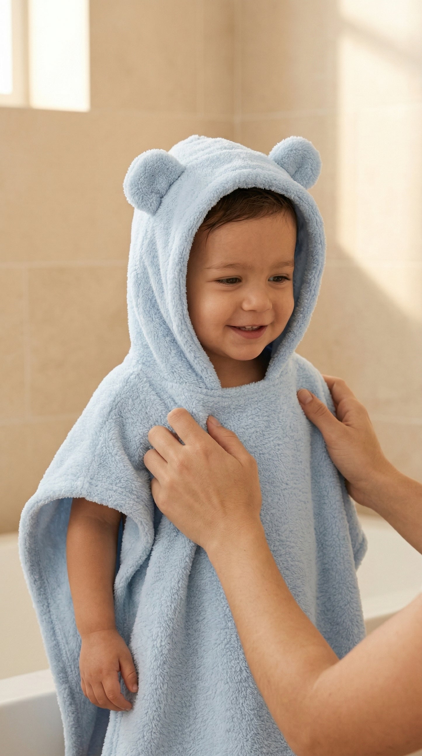 Poncho - Blauw