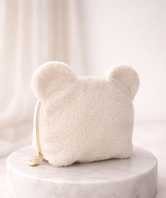 Teddy Pouch - Cream Cloud