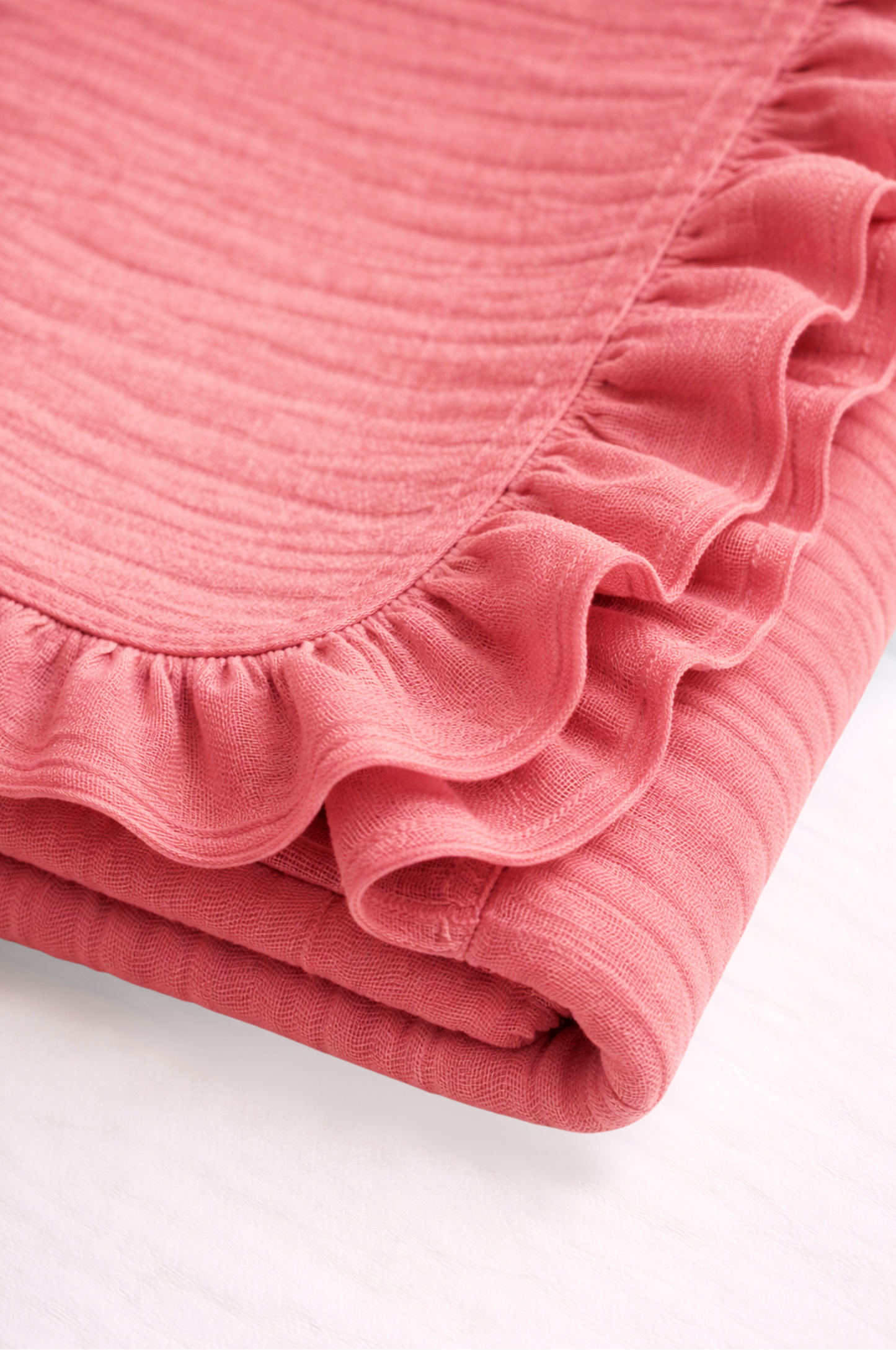 Mousseline Doek - Koraal Roze