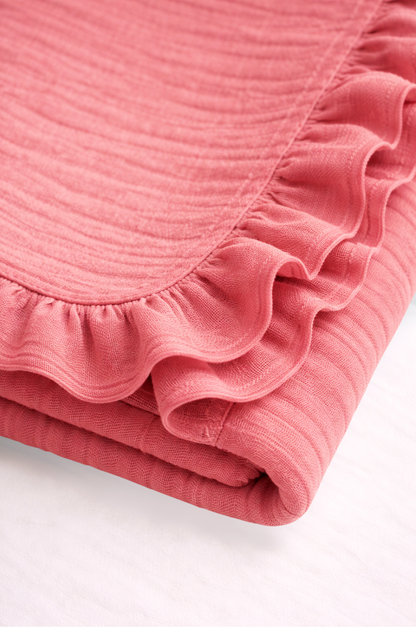 Mousseline Doek - Koraal Roze
