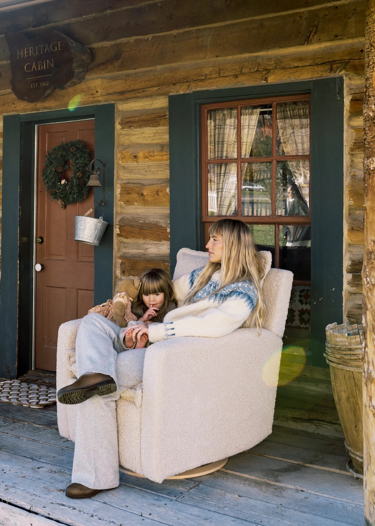 Sheepskin Linen Staaltje